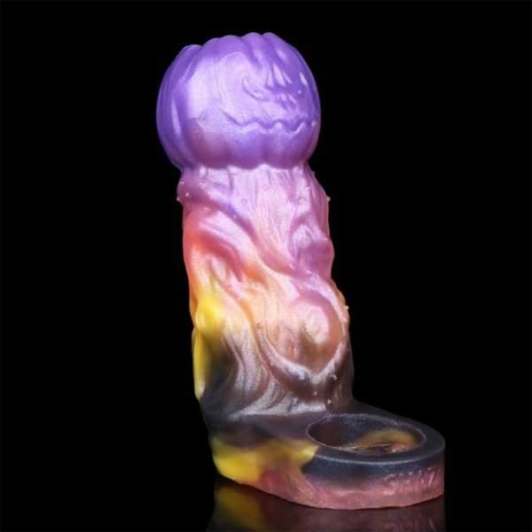 Fantasy Kürbiskopf Vaginapenis – Silikon-Sexspielzeug zur Verlängerung der Männlichen Ausdauer – Bild 6