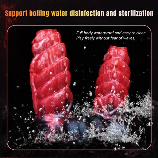 Spiral-Fantasy Silikon-Vibrations-Mikropenis - 5,66 Zoll Verzögerungs- und Erektionsstärkungs-Penisaufsatz für Männer – Bild 8