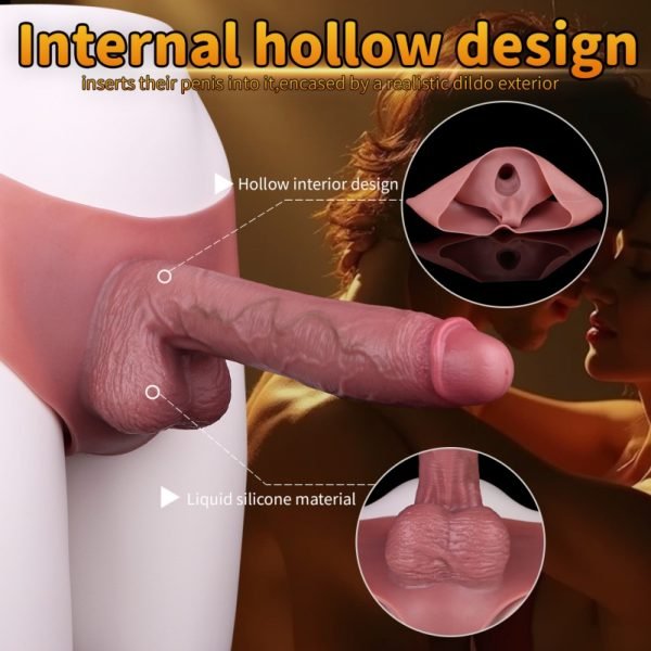 Realistische Trage-Silikon-Penis-Sheath Pants - Verbessern Sie die männliche sexuelle Verzögerung – Bild 9