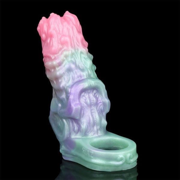4.68" Fantasy Silikon-Mikropenis-Vergrößerer - Ideal für Penisverlängerung und -verdickung – Bild 5