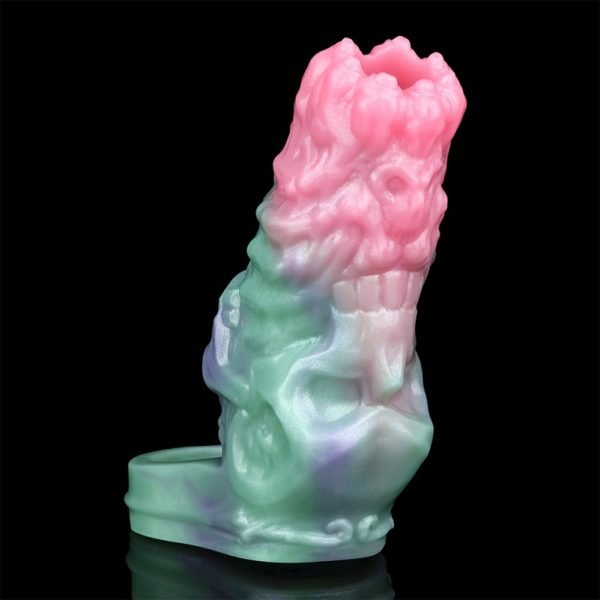 4.68" Fantasy Silikon-Mikropenis-Vergrößerer - Ideal für Penisverlängerung und -verdickung – Bild 6