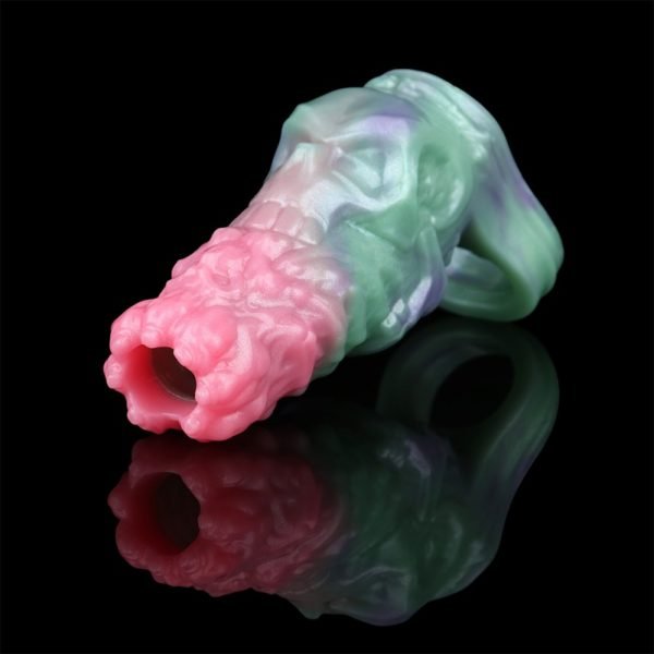 4.68" Fantasy Silikon-Mikropenis-Vergrößerer - Ideal für Penisverlängerung und -verdickung – Bild 7