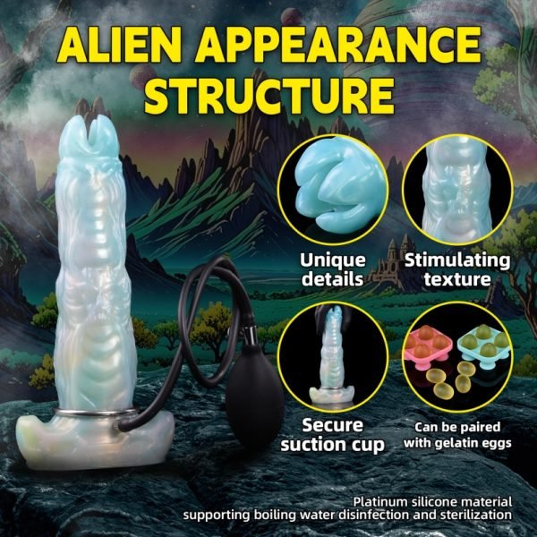 Vaginaler Dehnungs-Fantasy Ovipositor – Monster Dildo Design für Frauen – Bild 7