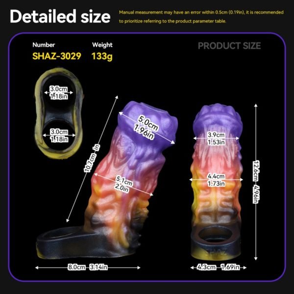 Silikon Fantasy Vaginapenis – Penisverdicker für Männer zur Verbesserung von Erektionsstörungen und zur Verzögerung der Ejakulation – Bild 7