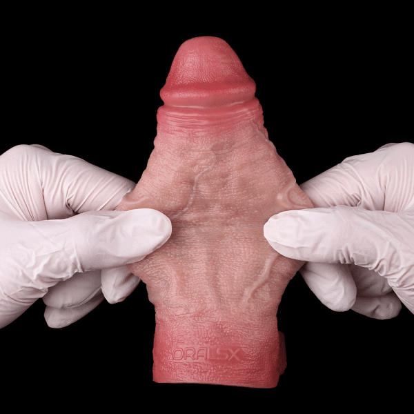 Mikropenis aus Flüssigem Silikon – Mit Hodenfixierungsring zur Verlängerung – Bild 4