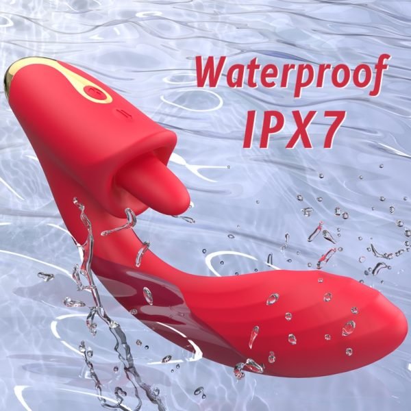 Dildo G-Punkt Vibrations-Saugklitoris-Massage-Stab – Einführbares Vagina-Sexspielzeug für Frauen – Bild 2