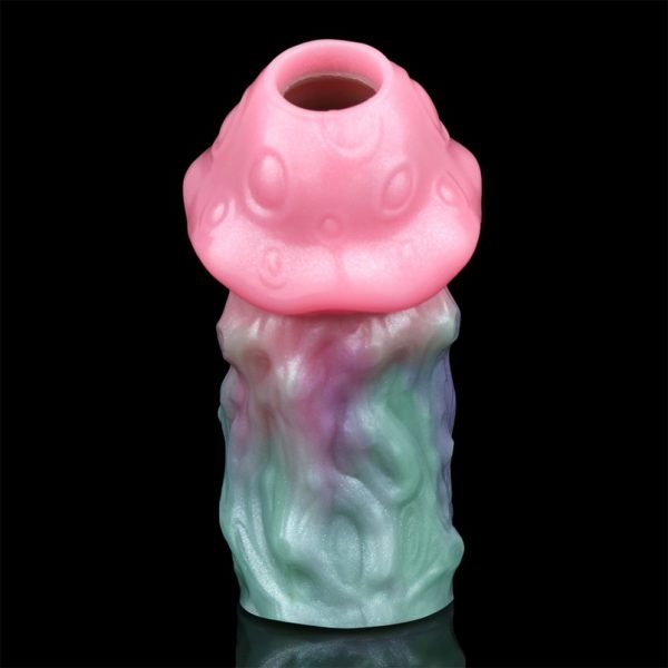 Halbgehäuse Fantasy Silikon Mikropenis Vergrößerer - Verlängerungs- und Ejaculatio Retentio Spielzeug für Männer – Bild 5