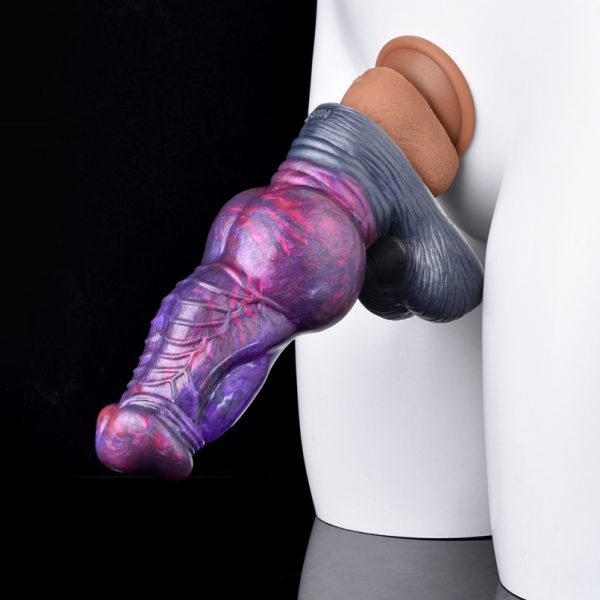 Fantasy Silikon-Dragon Mikropenis - Erektionshilfe und Sperrspielzeug für Männer