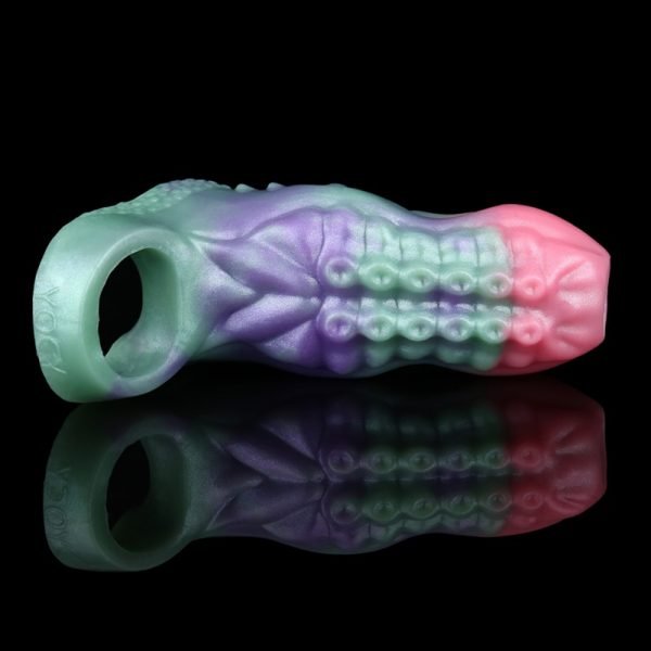 Fantasy Tentacle Silicone Vaginapenis - Männlicher Penis Vergrößerungs- und Verzögerungsgerät – Bild 7