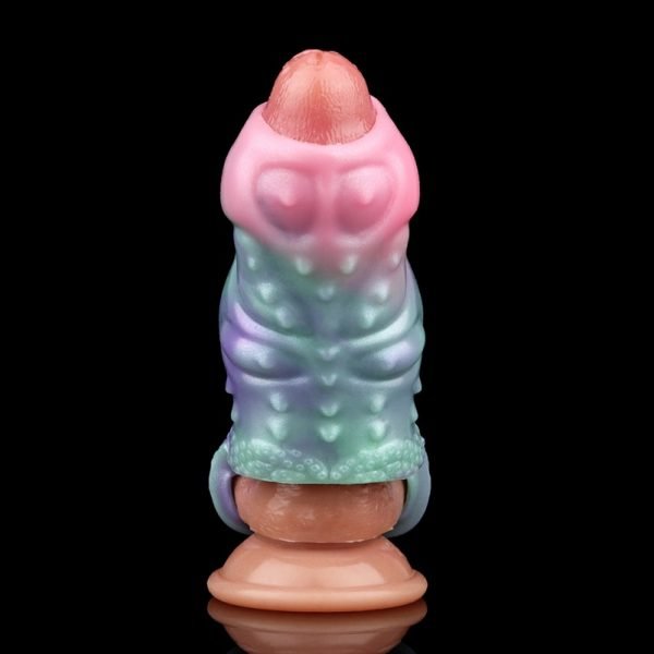 Fantasy Tentacle Silicone Vaginapenis - Männlicher Penis Vergrößerungs- und Verzögerungsgerät – Bild 8