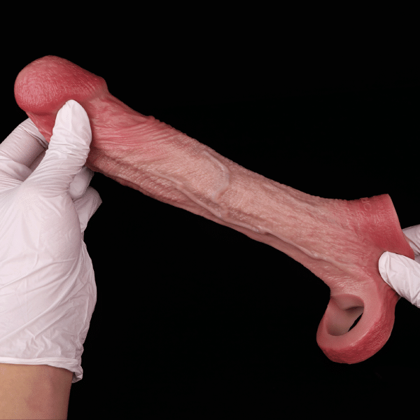 Realistische Flesh-Like Silikon Mikropenis - Verzögerungs- und Sperr-Vorrichtung für Männer zur Ejakulationskontrolle – Bild 4
