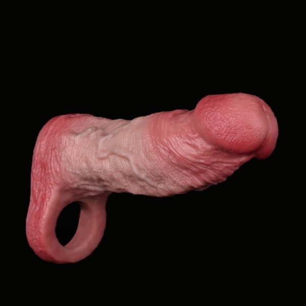 Realistische Flesh-Like Silikon Mikropenis - Verzögerungs- und Sperr-Vorrichtung für Männer zur Ejakulationskontrolle – Bild 7