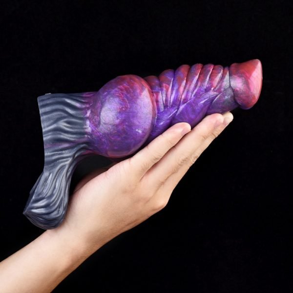 Fantasy Monster Dragon Vaginapenis - 7,48 Zoll Silikonverlängerung für den männlichen Penis – Bild 9