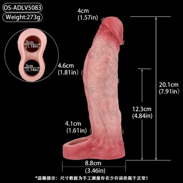 ED Verbesserung Vibrations Silikon Mikropenis Hülle – Penis Vergrößerung und Verdickung für Männer – Bild 10