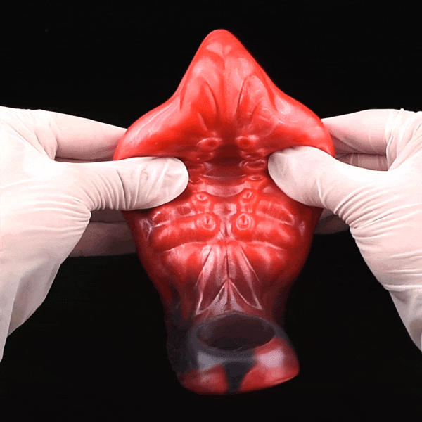 Vibrations Fantasy Tentakel Mikropenis – Mit Hodenfixierungs- und Verzögerungsring – Bild 4