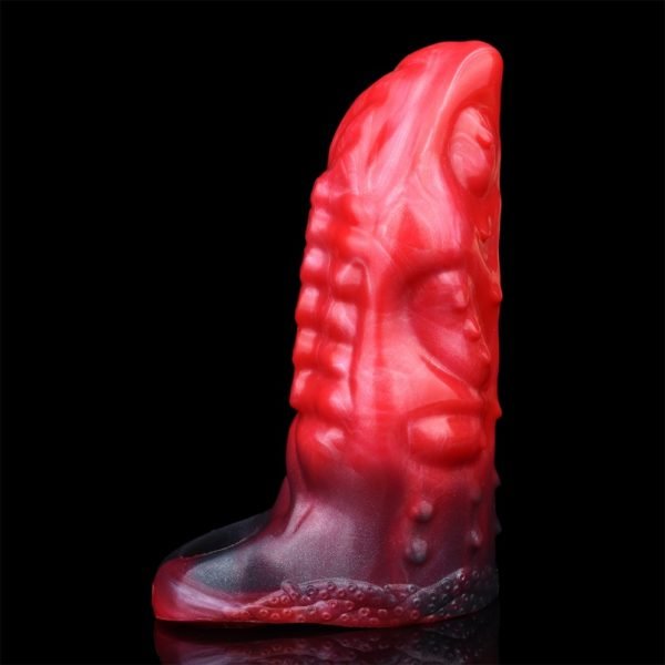 Vibrations Fantasy Tentakel Mikropenis – Mit Hodenfixierungs- und Verzögerungsring – Bild 9