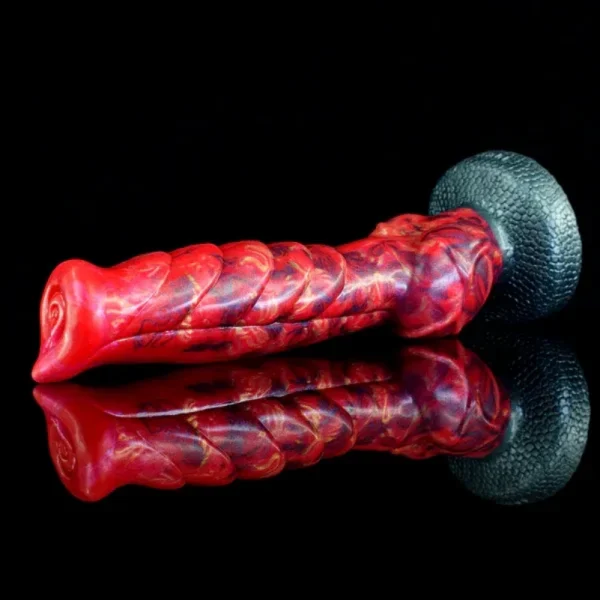 9,3 Zoll Fantasy Monster Horse Dildo – Strap-On Und Blutrot Silikon Masturbationsspielzeug – Bild 5