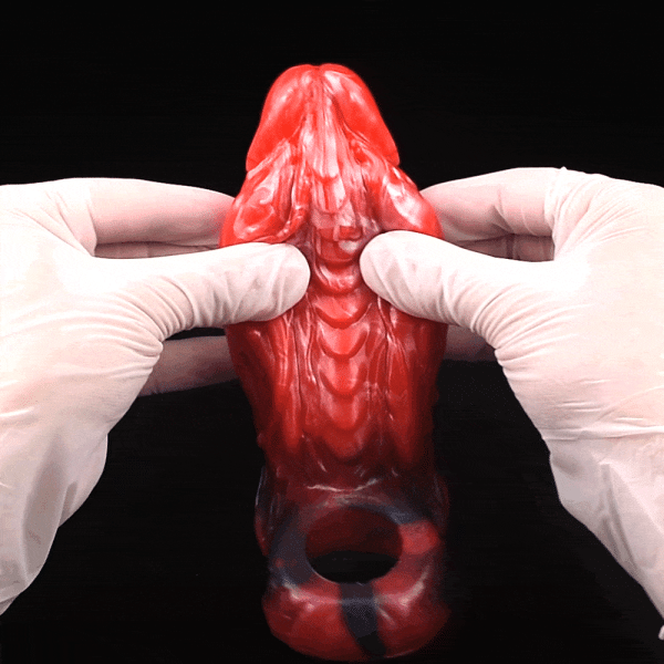 Fantasy Drache Element Vibrations Mikropenis - Verzögerungs- und Penis-Vergrößerungs-Aufsatz für Männer