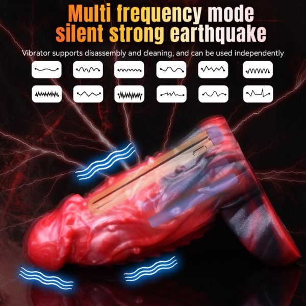 Fantasy Drache Element Vibrations Mikropenis - Verzögerungs- und Penis-Vergrößerungs-Aufsatz für Männer – Bild 7