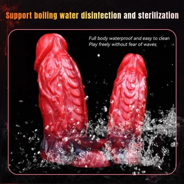 Fantasy Drache Element Vibrations Mikropenis - Verzögerungs- und Penis-Vergrößerungs-Aufsatz für Männer – Bild 9