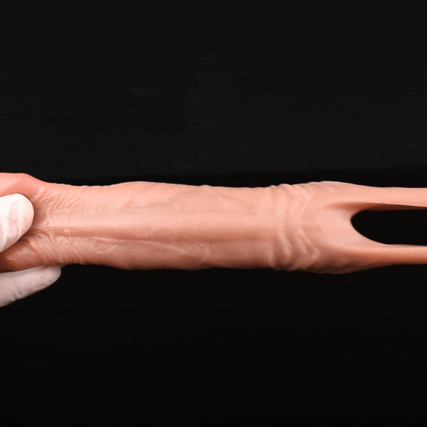 Penis-Trage-Mikropenis aus realistischer Haut-Silikon - Penis-Vergrößerung und -Verdickung Hilfsmittel für Männer – Bild 2