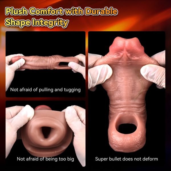 Penis-Trage-Mikropenis aus realistischer Haut-Silikon - Penis-Vergrößerung und -Verdickung Hilfsmittel für Männer – Bild 8