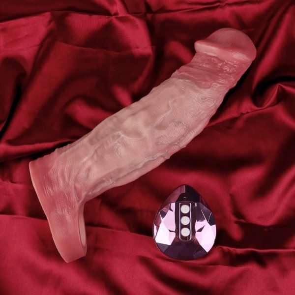 Flesh-Like Silikon-Vibrations-Mikropenis-Hülle – G-Punkt stimulierende Silikon-Spielzeug – Bild 10