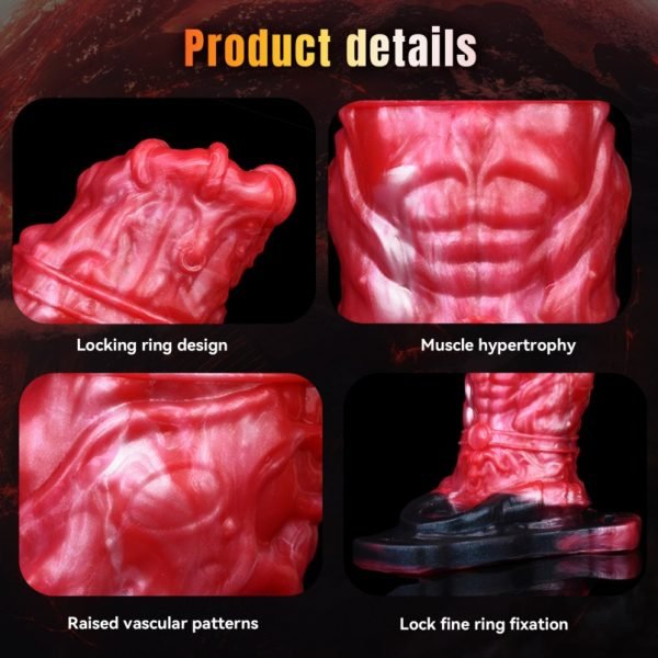 Halb-Ummanteltes Fantasy-Mikropenis - Vibrations-G-Punkt-Stimulator aus Silikon für Frauen – Bild 6
