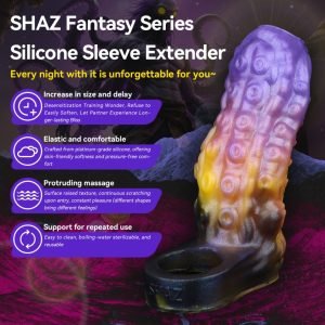 Fantasy Series Silikonhülle Mikropenis für Männer – Monster-Tentakel-Design zur Verbesserung von ED