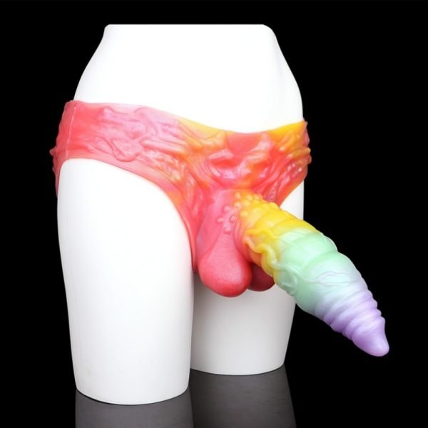 Spiral Textured Sheath Pants – Silikon-Tool zur Penisverlängerung und Verdickung für Männer – Bild 6