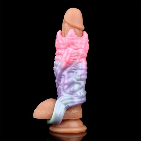 Monster Fantasie Silikon Penis Vaginapenis - ED-Behandlung und Ejaculatio Retentio Spielzeug für Männer