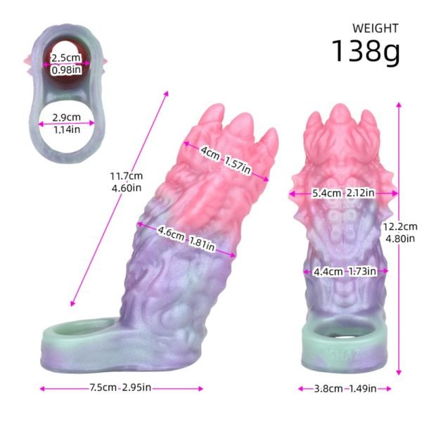 Monster Fantasie Silikon Penis Vaginapenis - ED-Behandlung und Ejaculatio Retentio Spielzeug für Männer – Bild 9