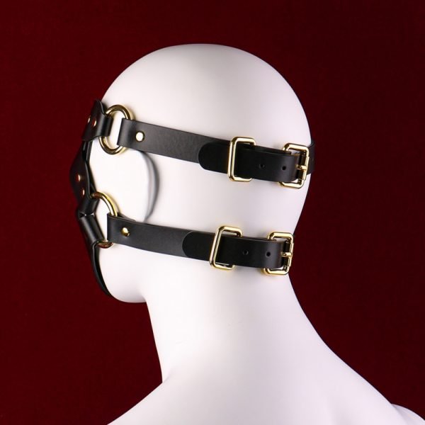 Strapon Schwarze Ledermaske Bondage Kinky - Rauher Sex für Paare BDSM Test – Bild 7