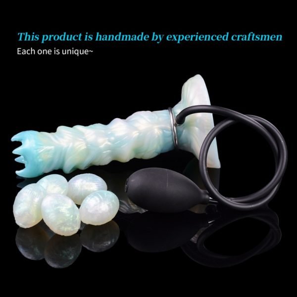 Spiral-Silikon-Ovipositor - Einführbares Monster Dildo für Frauen – Bild 3