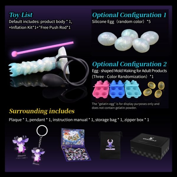 Spiral-Silikon-Ovipositor - Einführbares Monster Dildo für Frauen – Bild 5