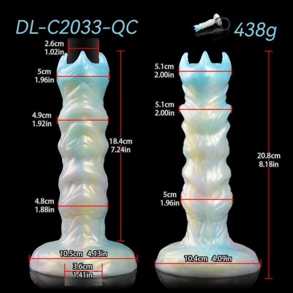 Spiral-Silikon-Ovipositor - Einführbares Monster Dildo für Frauen – Bild 6