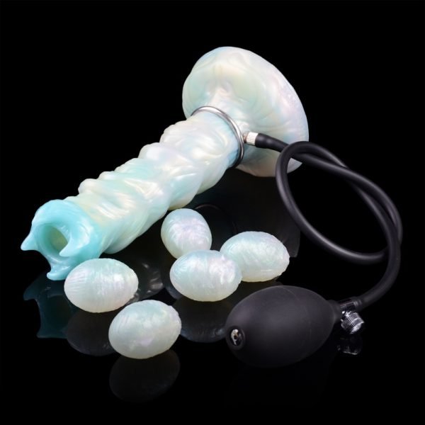 Spiral-Silikon-Ovipositor - Einführbares Monster Dildo für Frauen – Bild 8