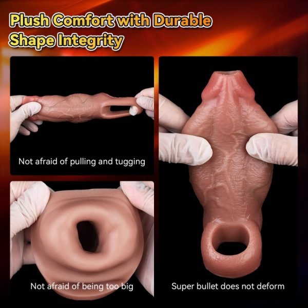 Trage-Mikropenis aus realistischem Haut-Silikon - Deutliche Penis-Vergrößerung und -Verdickung für Männer – Bild 6