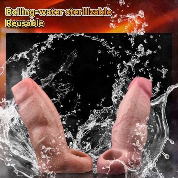 Trage-Mikropenis aus realistischem Haut-Silikon - Deutliche Penis-Vergrößerung und -Verdickung für Männer – Bild 7