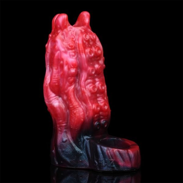 Fantasy-Monster Vibrations-Mikropenis - Verzögerungs- und Erektionsstärkungs-Penisaufsatz aus Silikon für Männer – Bild 10