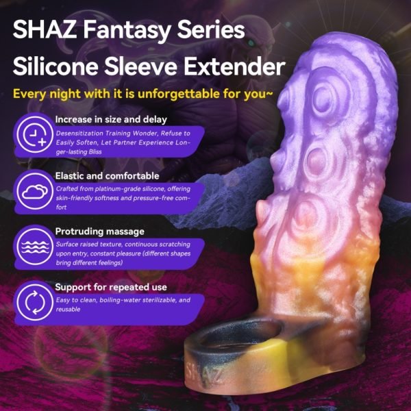 Monster-Fantasy Mikropenis mit Tentakel - Spiral-Design zur Penisverdickung und -vergrößerung für Männer – Bild 3