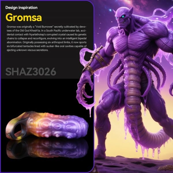 Monster-Fantasy Mikropenis mit Tentakel - Spiral-Design zur Penisverdickung und -vergrößerung für Männer