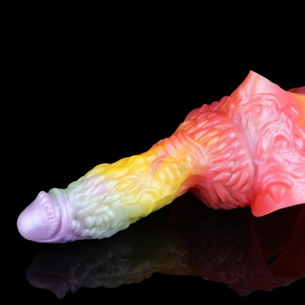 Fantasie-Skalenstruktur-Penis-Sheath-Unterwäsche – Strahlende Silikon-Penis-Vergrößerung und Verlängerungsausrüstung – Bild 4