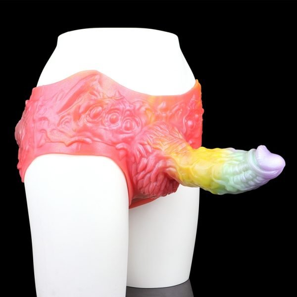 Fantasie-Skalenstruktur-Penis-Sheath-Unterwäsche – Strahlende Silikon-Penis-Vergrößerung und Verlängerungsausrüstung – Bild 9