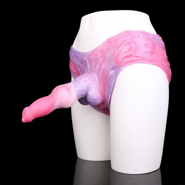 Monster Silikon Hund Penis Sheath Unterwäsche – Teilweises Verknüpfungs und Expansionsfantasie-Konstruktionswerkzeug