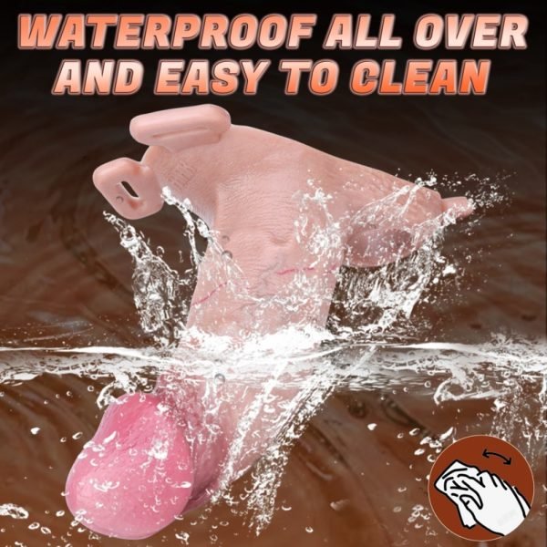 Penis Verlängerungs- und Vergrößerungs Tragefantasie Set - Realistisches Flesh-Like Silikon Mikropenis und Vaginapenis – Bild 11