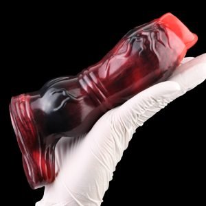 Halb umschließender Silikon Fantasy Mikropenis - Werkzeug zur Verlängerung der männlichen Ejakulationskontrolle