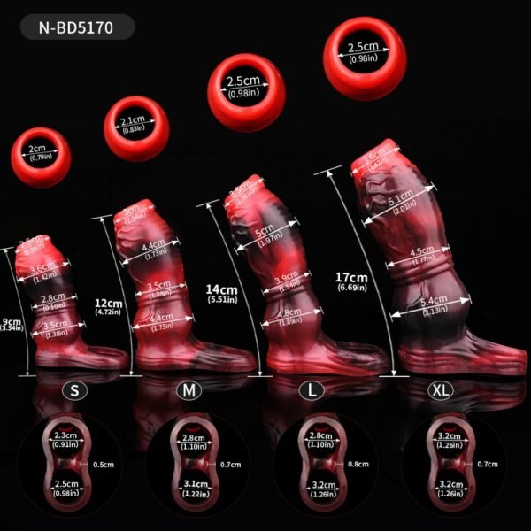 Halb umschließender Silikon Fantasy Mikropenis - Werkzeug zur Verlängerung der männlichen Ejakulationskontrolle – Bild 9