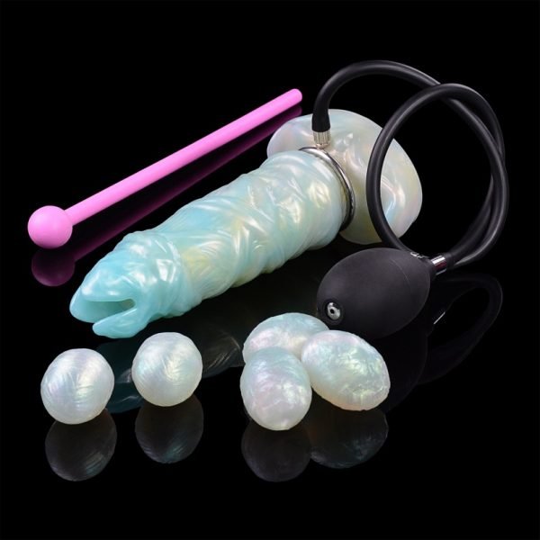 Einführbarer Fantasy Dildo Ovipositor – Vaginaler Dehnungs und Stimulations Silikon Sexspielzeug für Frauen – Bild 3