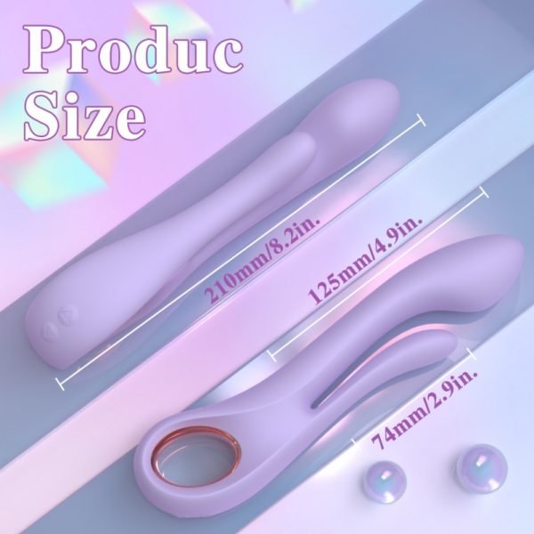 Einführbarer G-Punkt Vibrations-Silikon Magic Wand – 3-in-1 Multifunktionales Sexspielzeug für Frauen – Bild 4
